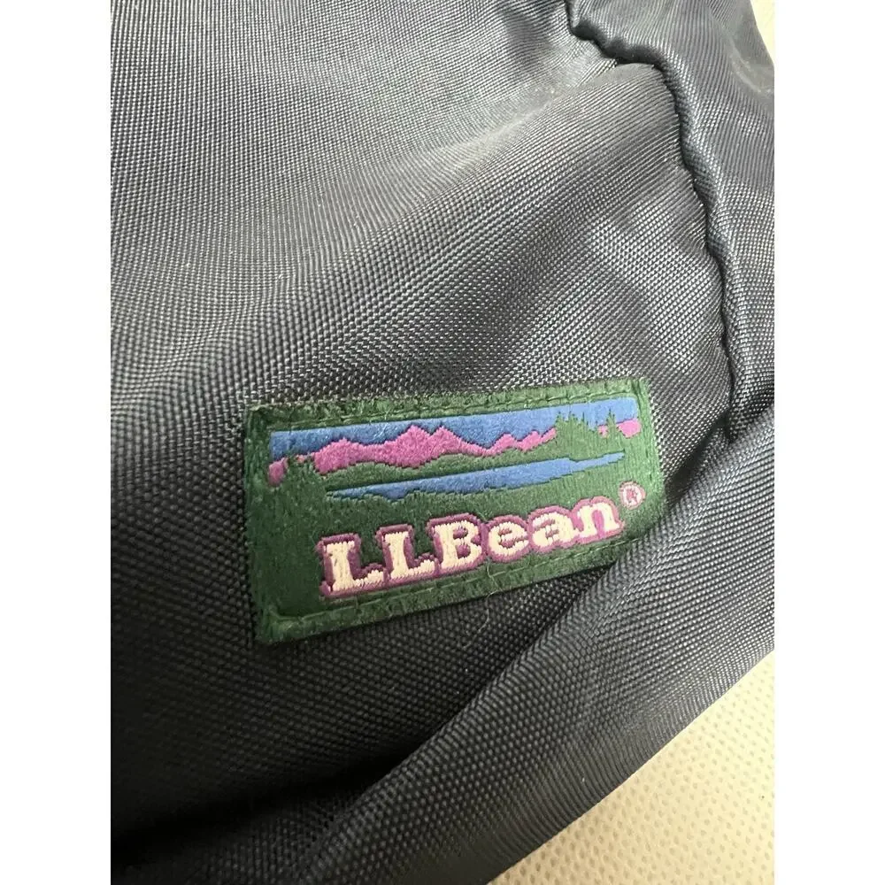 L.L. Bean Personal Organizer Toiletry Bag Travel Pack Blue small